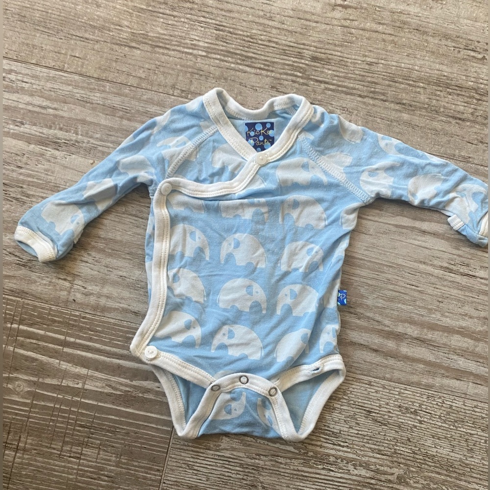 Kickee Pants Kimono Long Sleeve Onesie